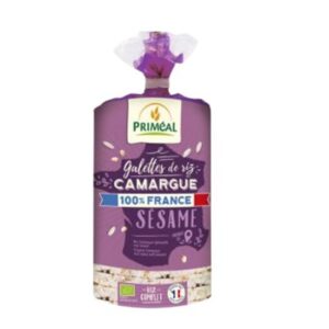 GALETTE RIZ CAMARGUE SESAME 130G