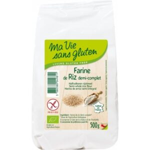 MVS FARINE RIZ DEMI COMPLET 500G