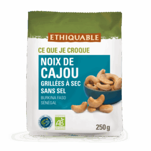CAJOU MORCEAU GRILLEE 250G BIO
