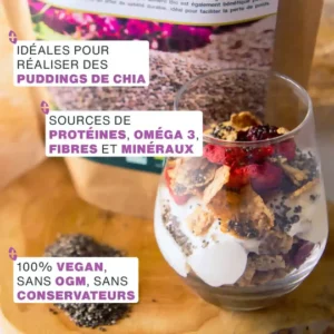 Graines de chia bio 500g – Image 3