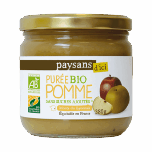 PUREE  POMME BIO   380G