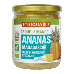 ANANAS  BOCAUX  MADAGASCAR  BIO  420G