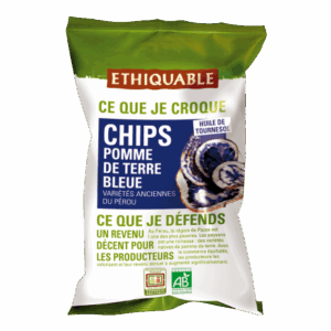 CHIPS POMME DE TERRE BLEUE BIO 100G