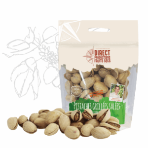 PISTACHES D'Espagne coques grillees salees 125G