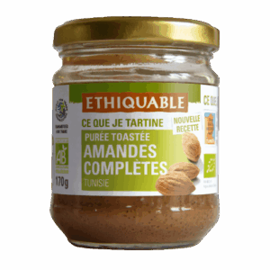 PUREE D'AMANDES  COMPLETES  BIO  170G