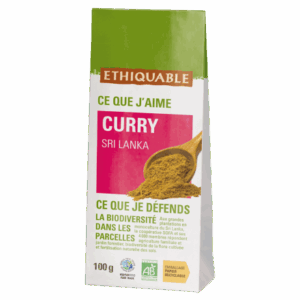 CURRY SACHET 100G BIO