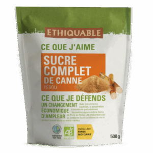 SUCRE COMPLET BIO SACHET 500G