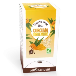 TISANE D OR CURCUMA GINGEMBRE 36GR 18 SACHETS*